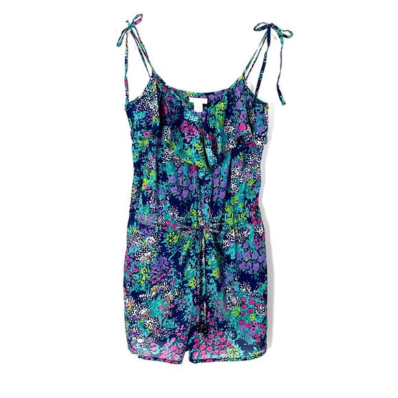 Shoshanna Urban Garden Ruffle Romper - Picture 1 of 11